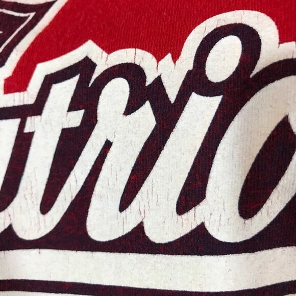 Reebok New England Patriots Red 100% Cotton Shirt - Picture 11 of 16